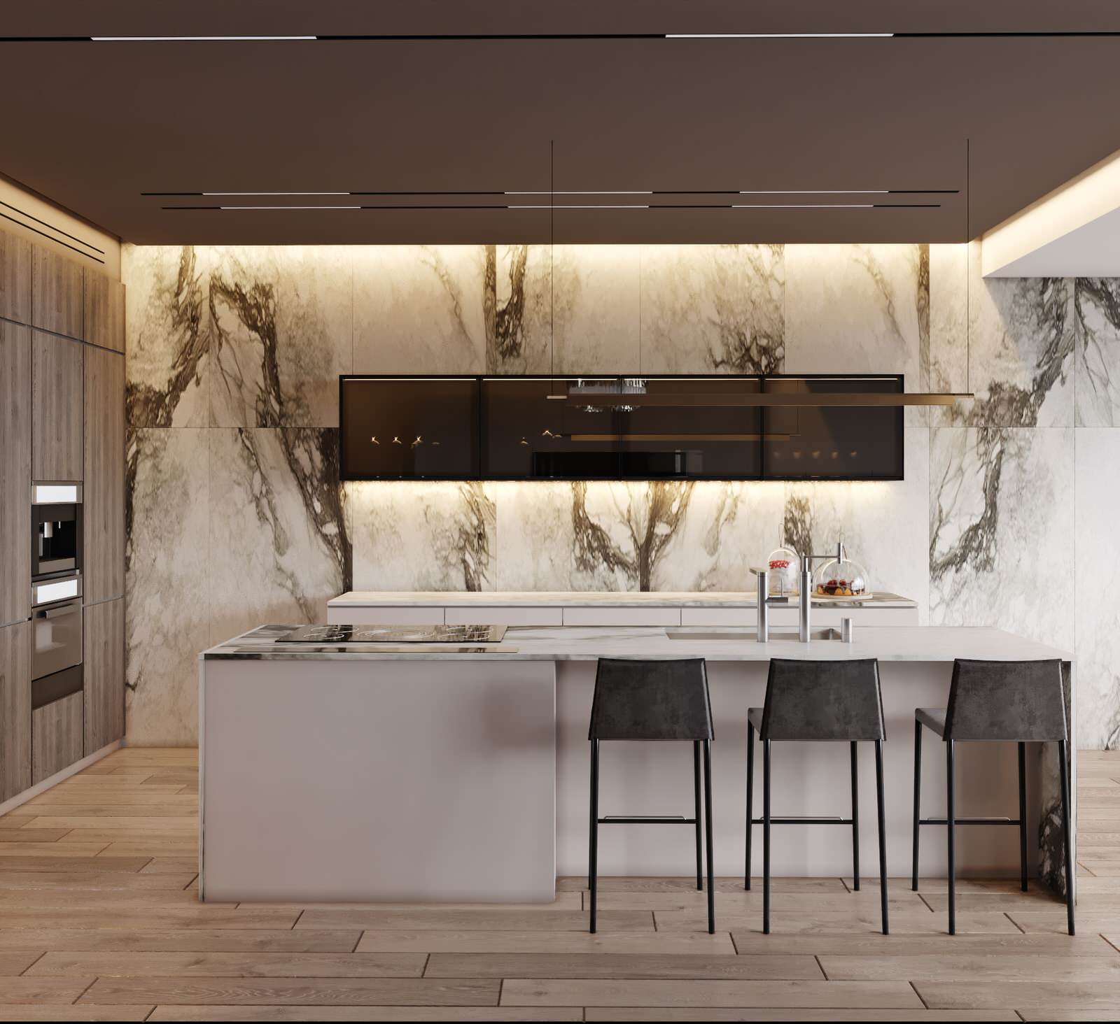 Дизайн интерьера квартиры 120 кв.м. в ЖК "Плазма"