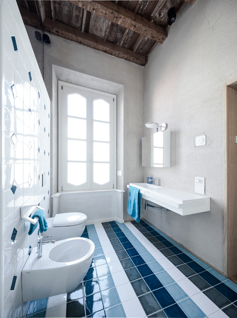 Appartamento RJ contemporary-powder-room