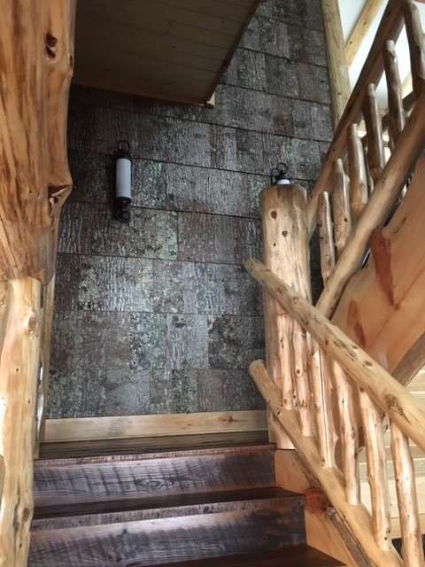 Interior BARKCLAD rustico-escalera