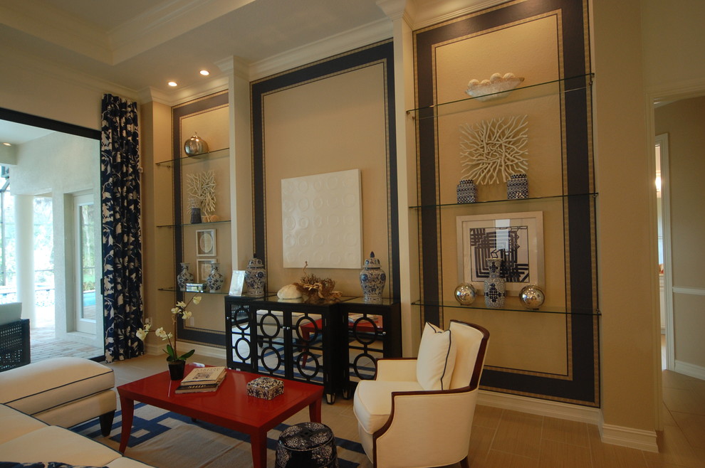Home design - eclectic home design idea in Miami