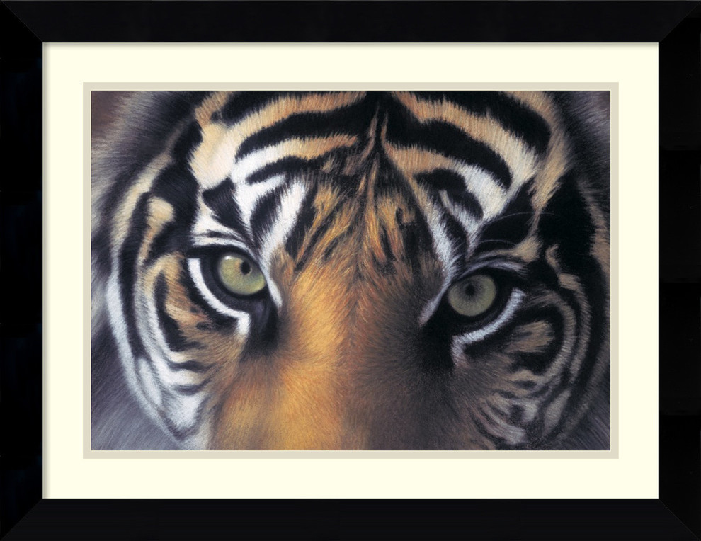 Eyes of the Goddess: Sumatran Tigress Framed Print by Charles Alexander