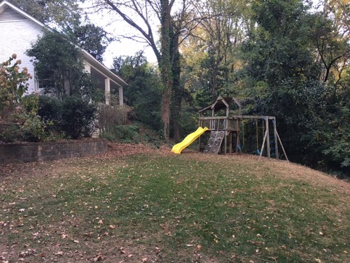 Can I level a sloped back yard?