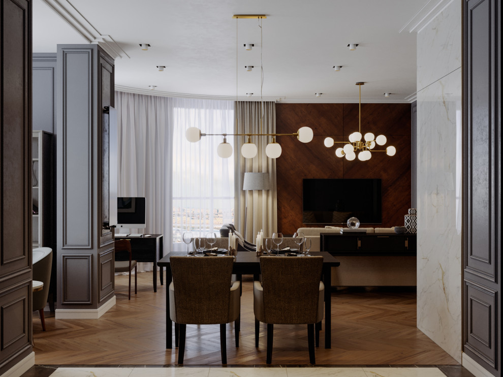 Дизайн интерьера Двухкомнатной квартиры. ЖК "5 Звезд" Санкт-Петербург