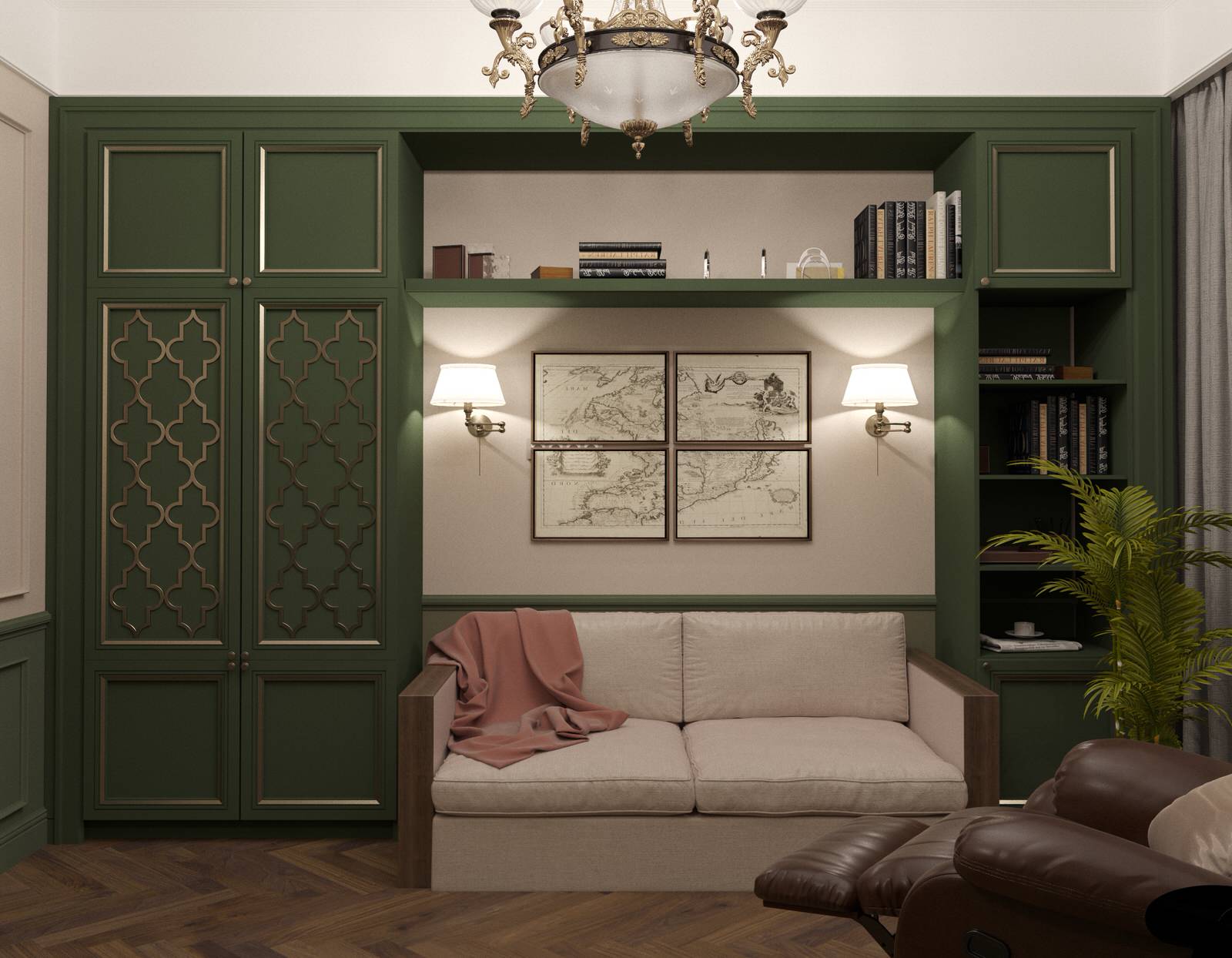 Дизайн-проект загородного коттеджа