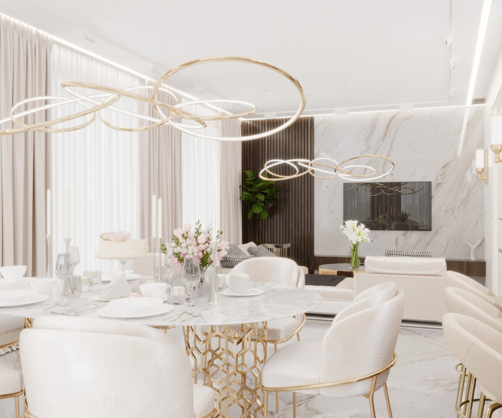 Неоклассика в ванильном цвете