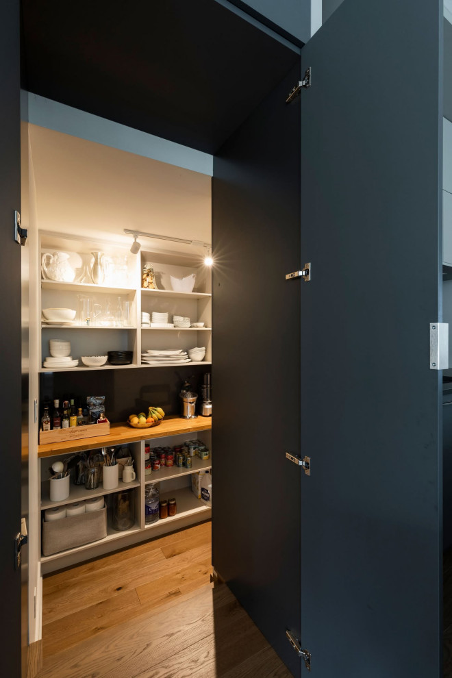 Modern Monochromatic Kitchen Rosemere