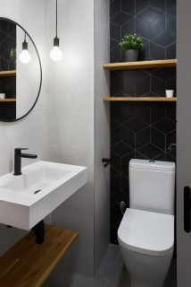 Aménager des rangements dans les toilettes avec un meuble WC - Ambiance  bain - le blog
