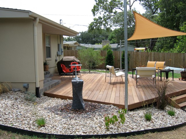 Decks modern-patio