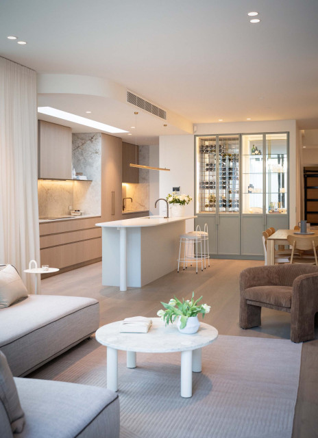 Tennyson Development contemporary-living-room