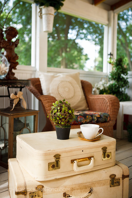 Decorate With Vintage Suitcases
