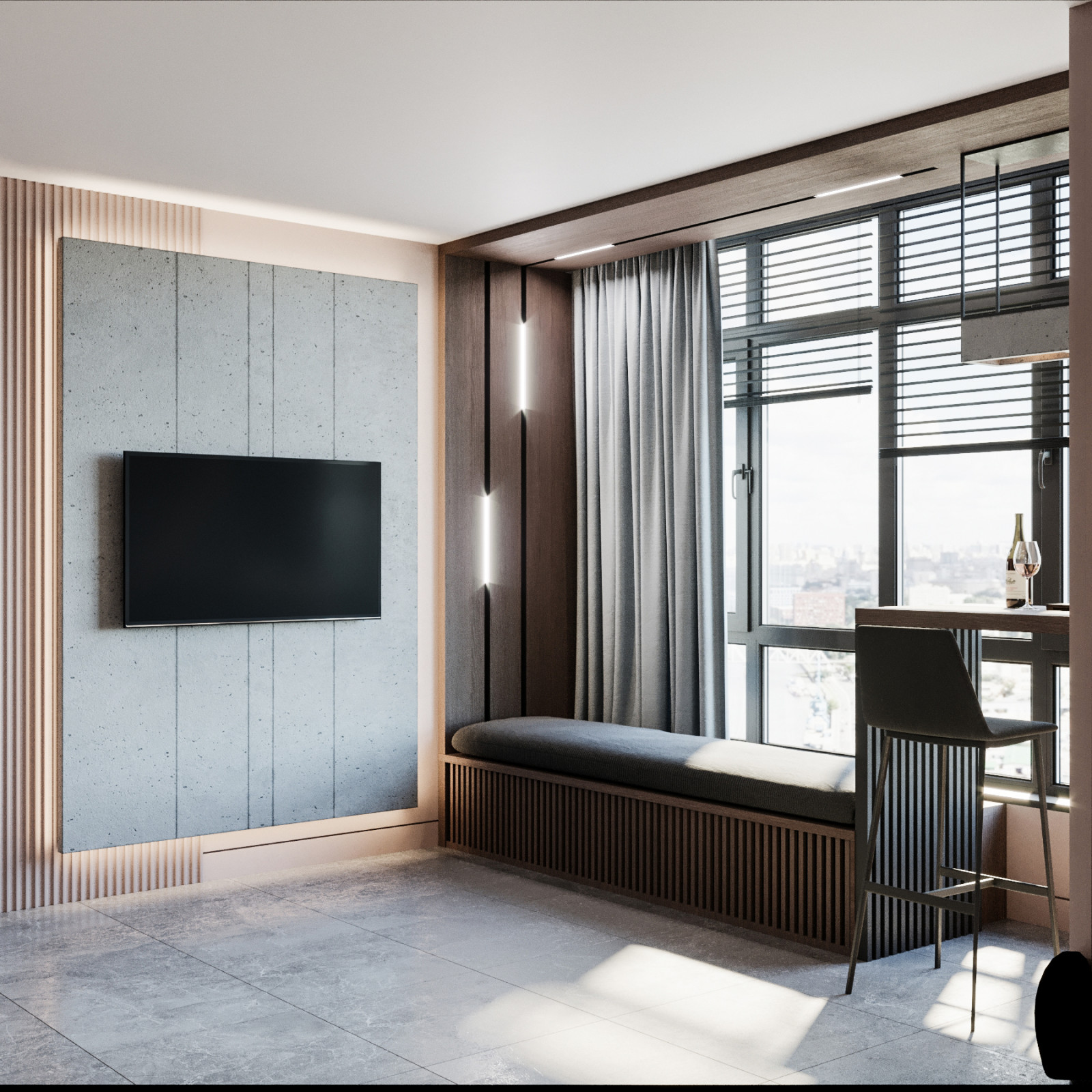 Квартира 80 м2 в современном стиле