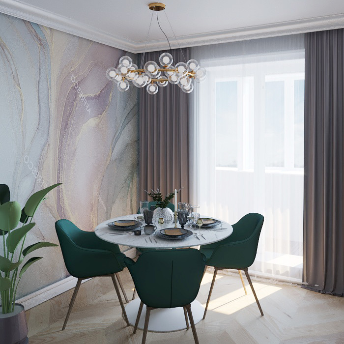 Дизайн квартиры 70 кв.м.