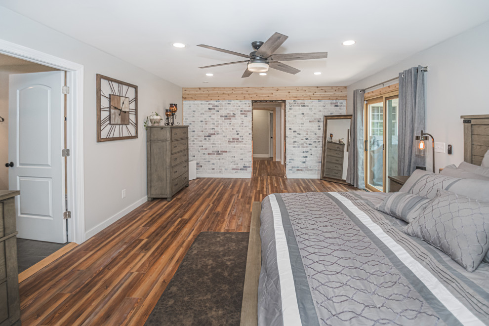 Masculine Meets Farmhouse Master Suite Addition
