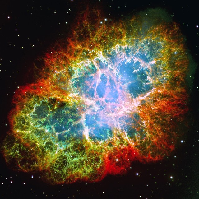 Crab Nebula Print - Contemporary - Prints And Posters - by Posterazzi