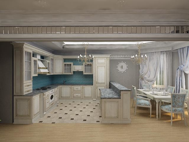 Проект трехэтажного жилого дома в пригороде г. Курска