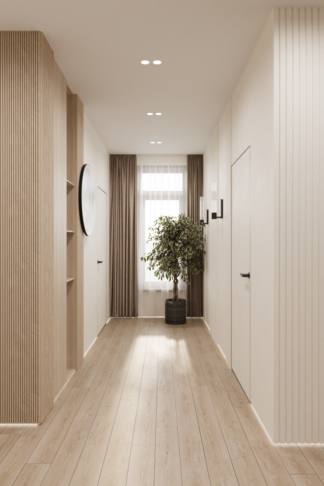 3 этаж частного жилого дома. Холл. Лестница