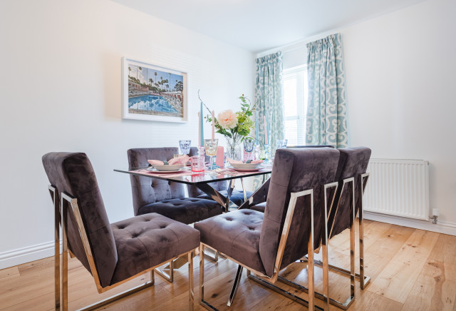 Oak Trees contemporary-dining-room