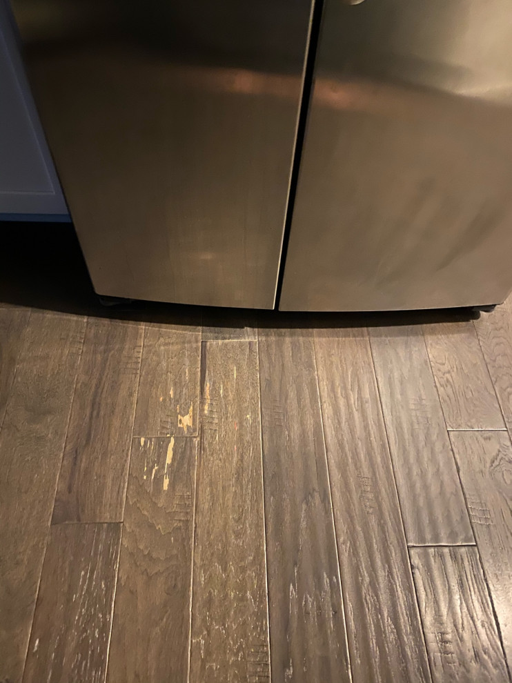 peeling engineered hardwood