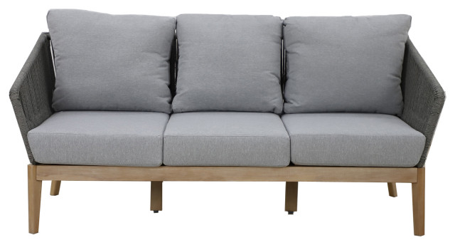 Diego Three Seater Sofa, Grey