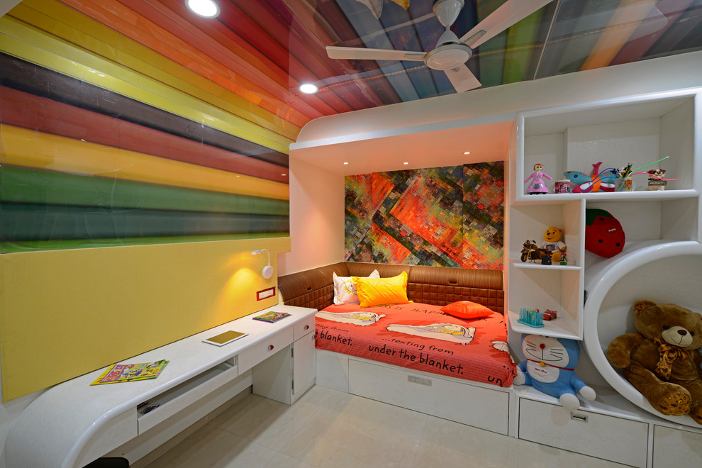 Photo of an eclectic kids' room in Mumbai.