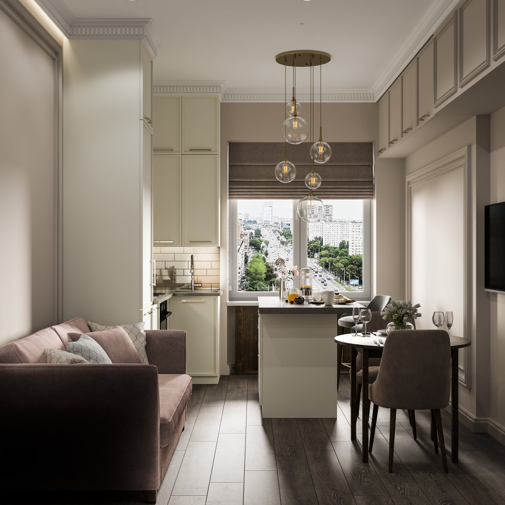 2-комнатная квартира для молодой пары на Ленинском проспекте. 70м2