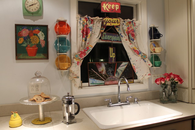 Vintage Inspired Kitchen Kitsch For Sure Eclectic Kitchen