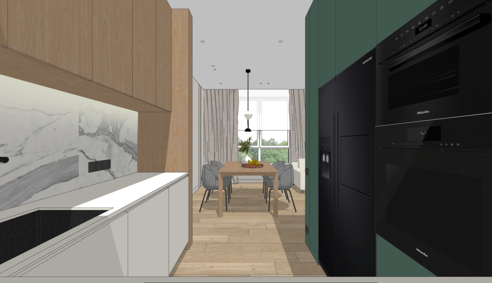 Квартира 91 кв.м. ЖК "Лефортово Парк"