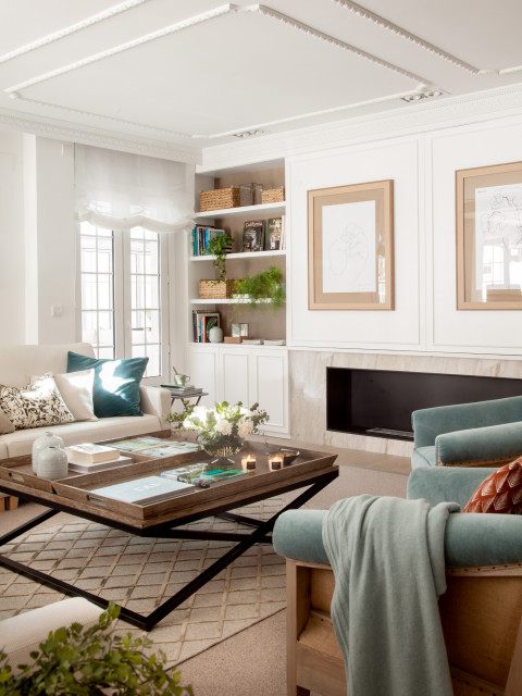 VIVIENDA CON TERRAZA EN VITORIA coastal-living-room