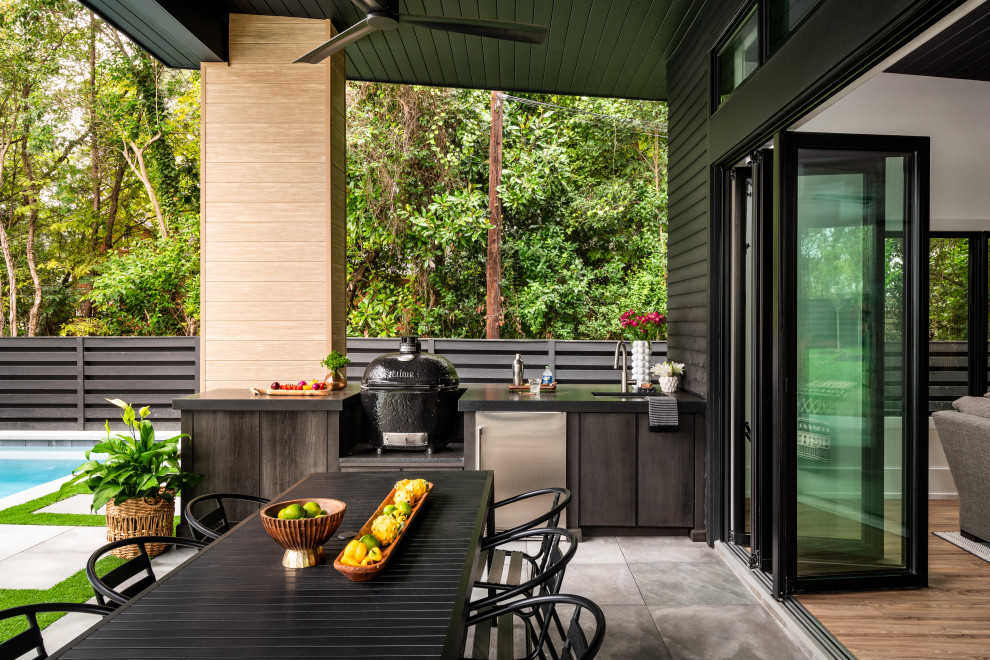 Cotswold Pool Cabana - Contemporary - Pool - Charlotte - by Alison Hall ...