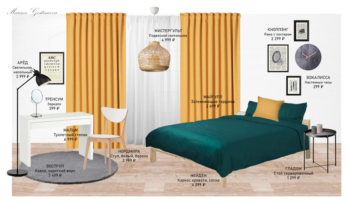 Коллажи интерьеров