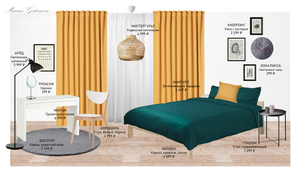 Коллажи интерьеров