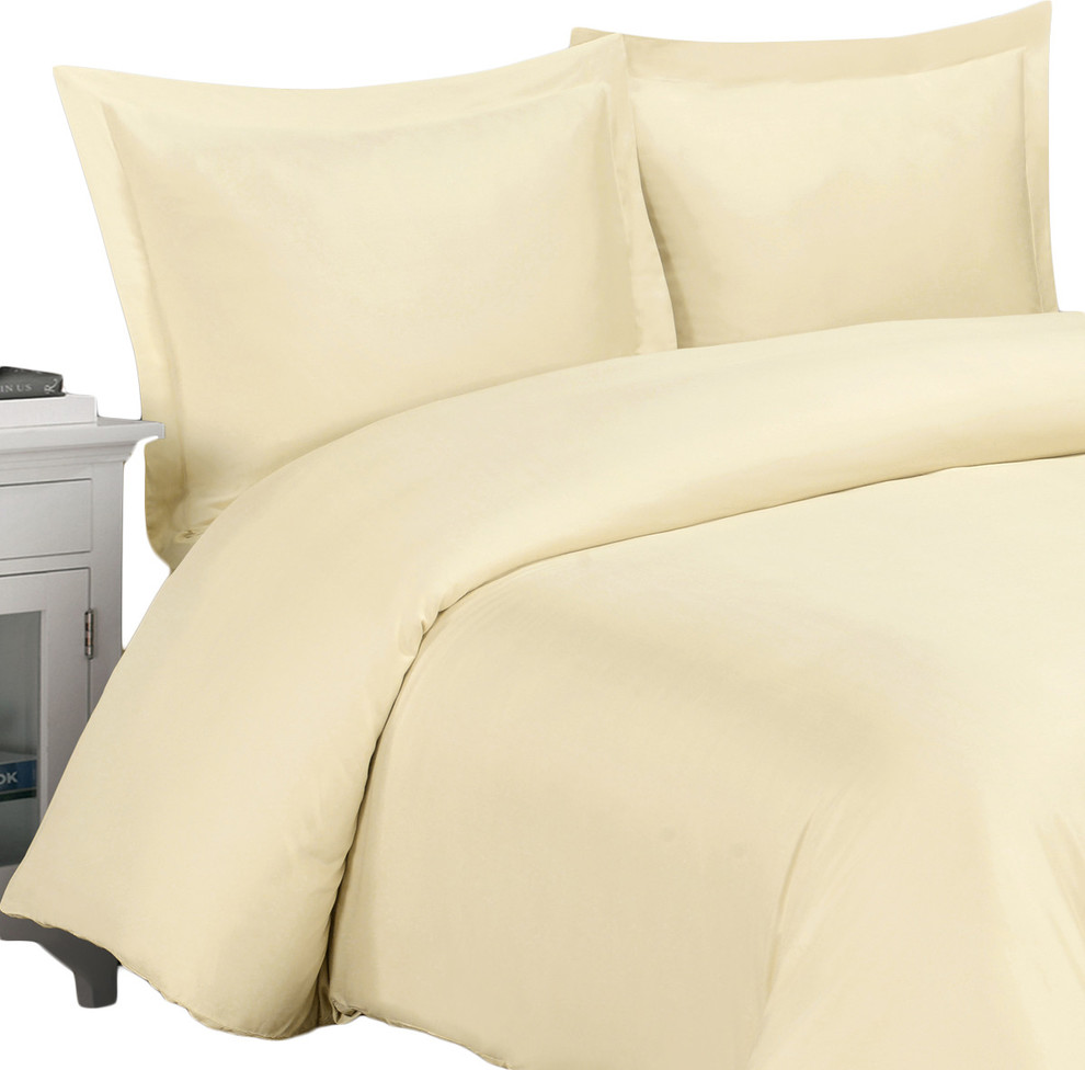 100 Cotton WrinkleResistant Duvet Cover Set, Twin/Twin Xl