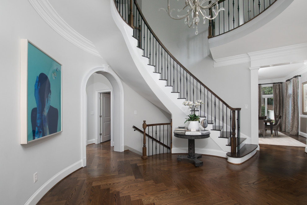 Transitional foyer photo in Atlanta