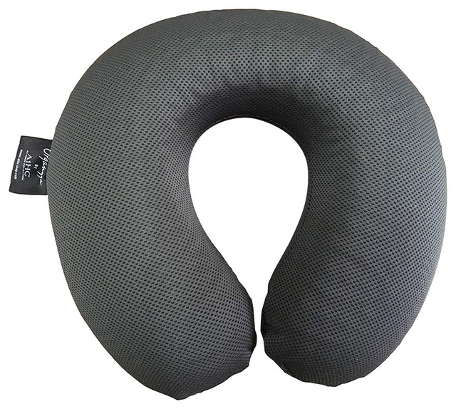 Gel Coated Memory Foam Neck Pillow Contemporary Bed Pillows