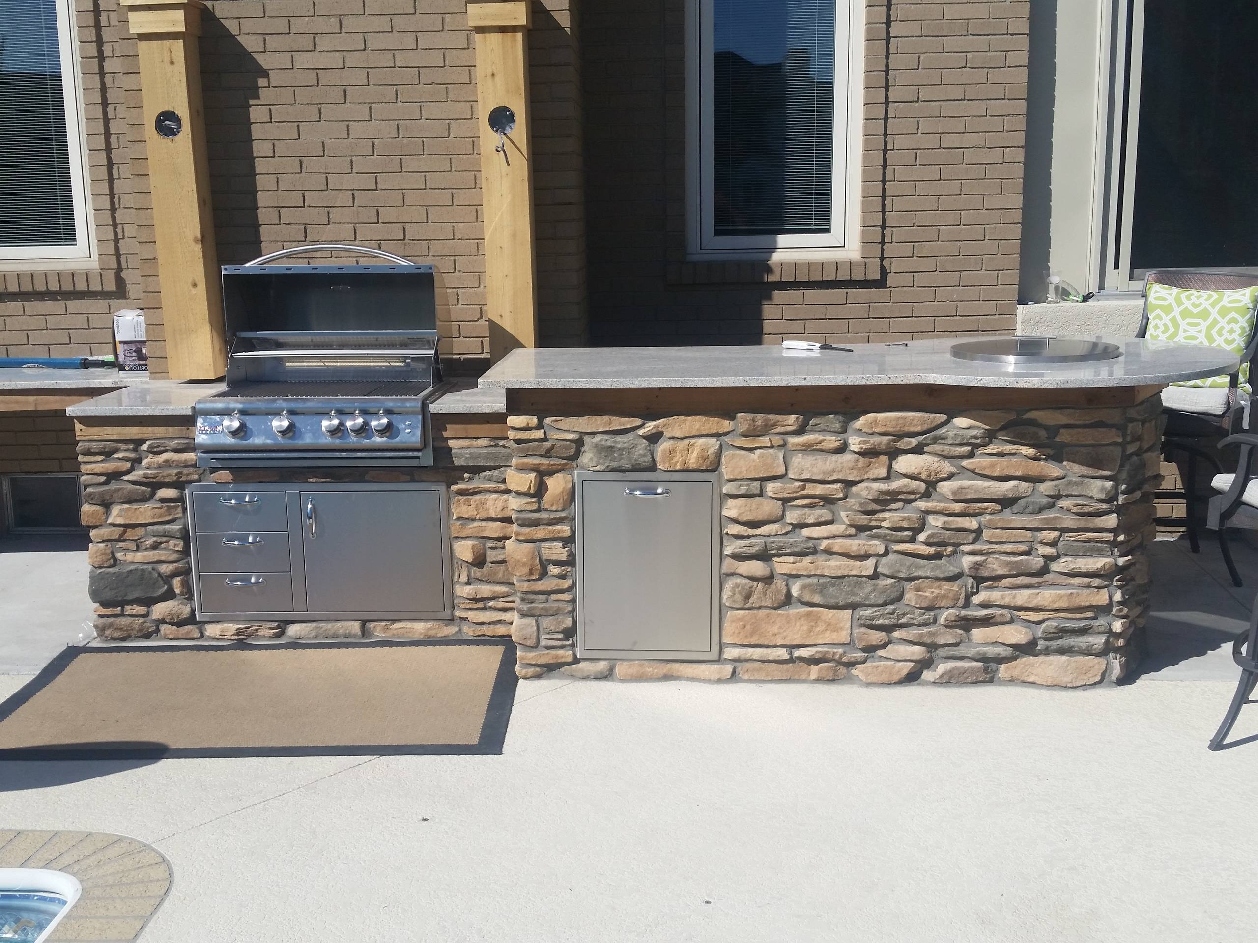 Mark Ballard outdoor kitchen