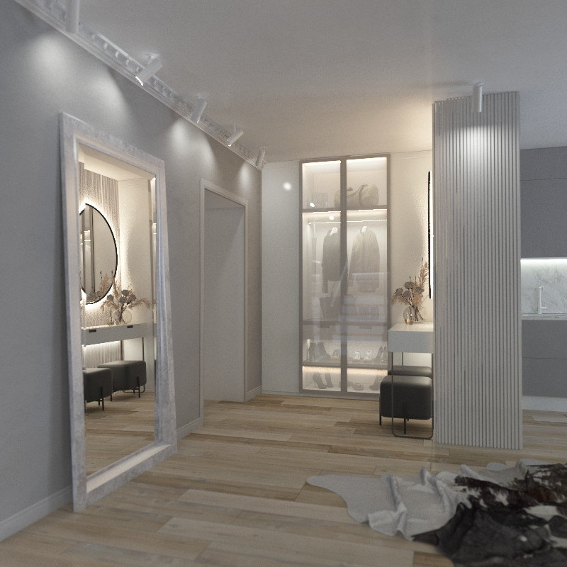 ЖК "Южный берег" (прихожая)