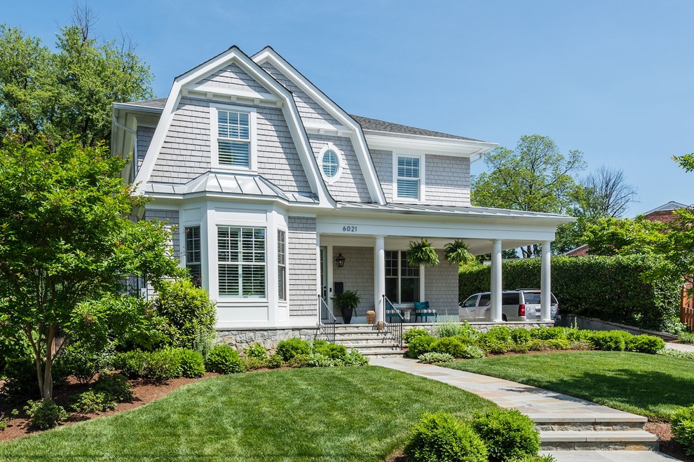 Transitional home design photo in DC Metro