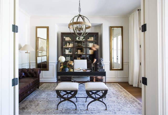 The Hampton Model Home transitional-home-office