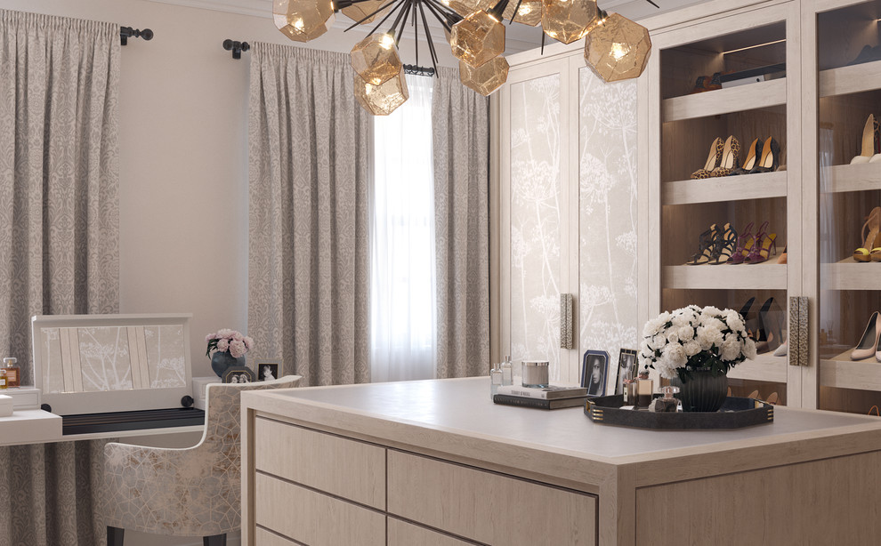 Dressing room in a residential house