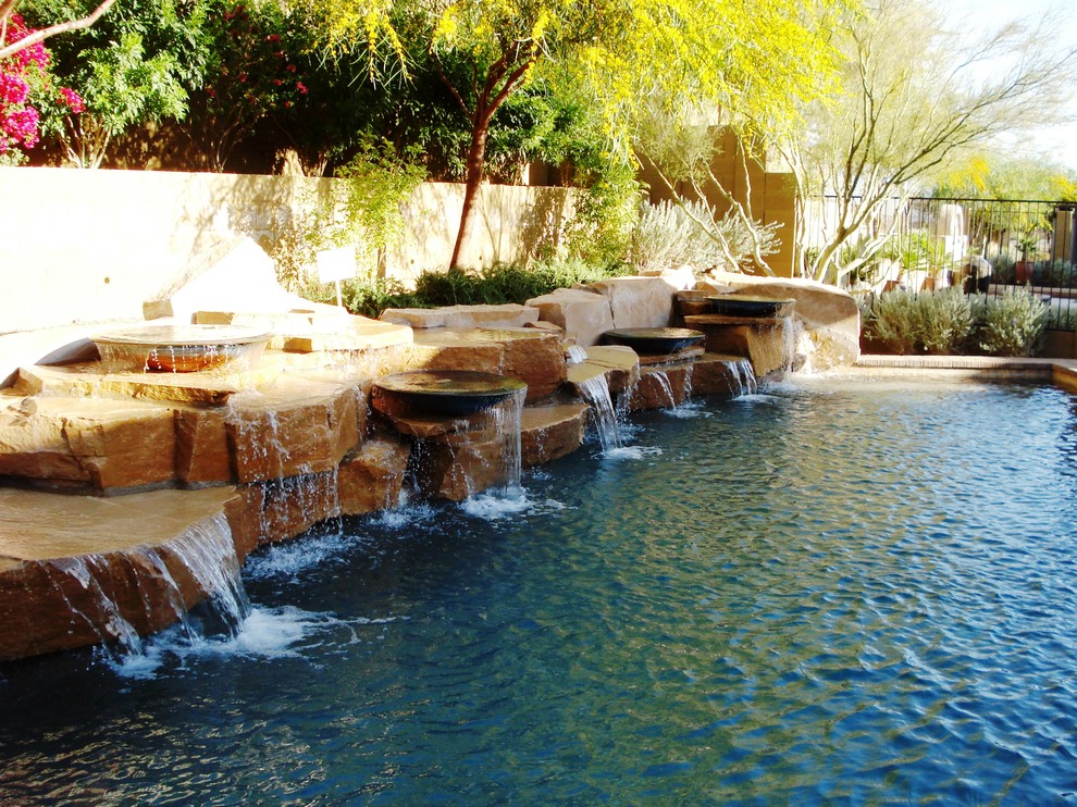 Tropical pool in Phoenix.