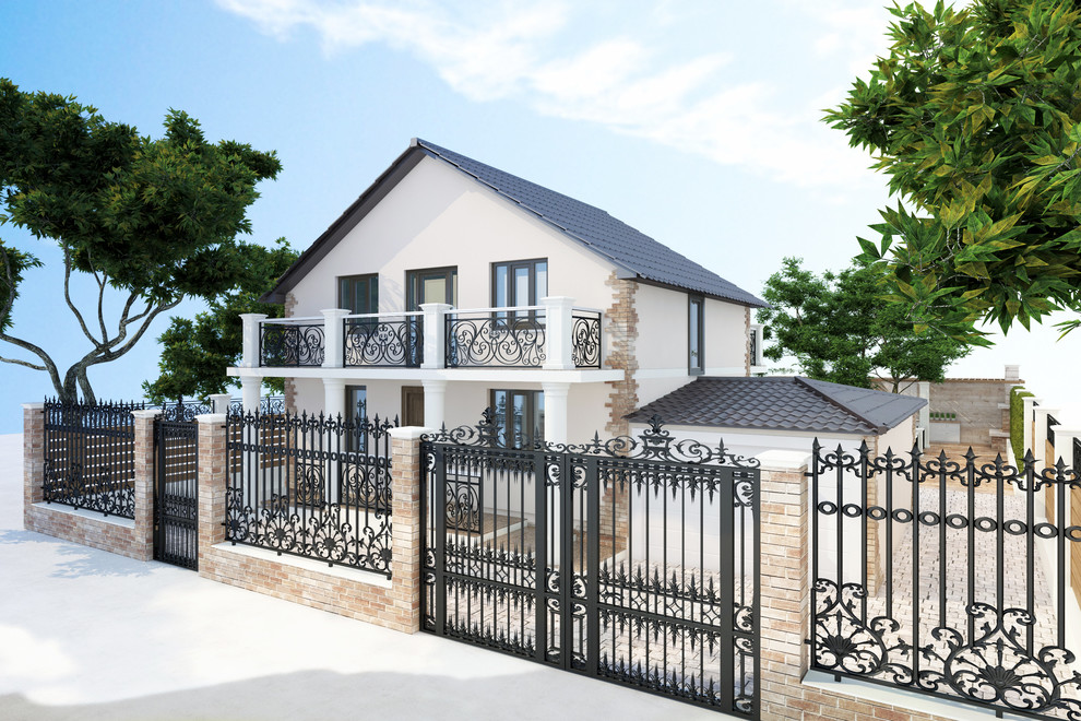 Дизайн-проект двухэтажного дома в 8 Щели, г Новороссийск