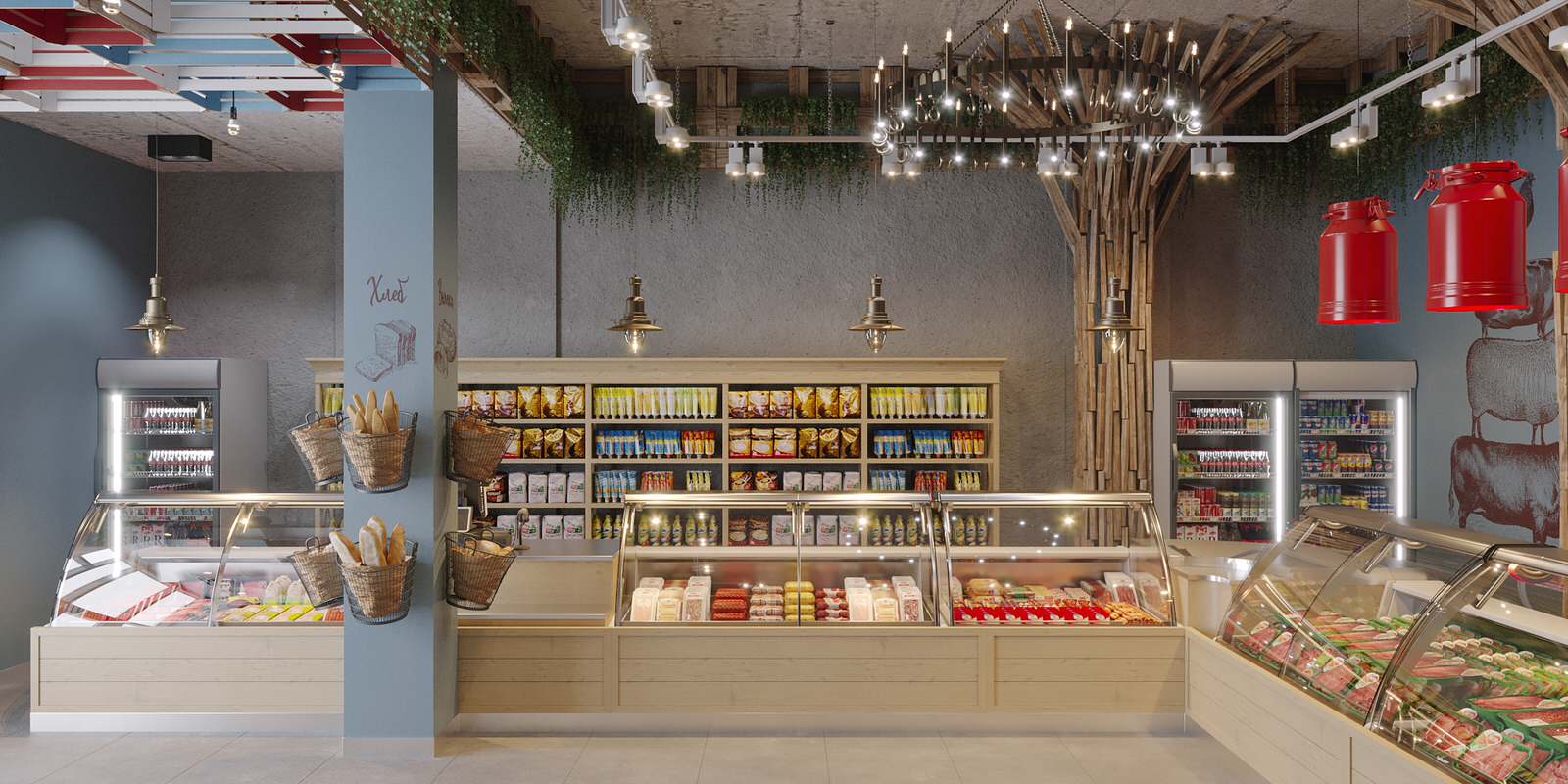 Проект мясного магазина Коляда 2