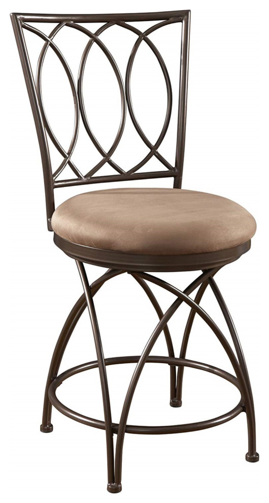 Big And Tall Metal Crossed Legs Counter Stool Contemporary Bar