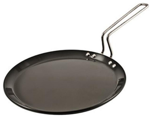 Hawkins Futura Non-Stick Flat Tava Griddle 10 in. - 4.88mm with Steel  Handle - Griddles And Grill Pans - by UnbeatableSale Inc. | Houzz