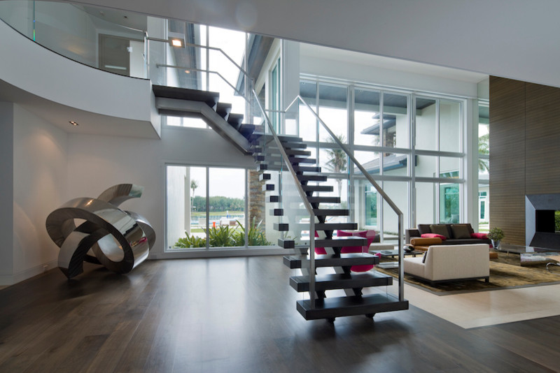 SOUTH FLORIDA RESIDENCE Modern Staircase Miami by Michael Wolk