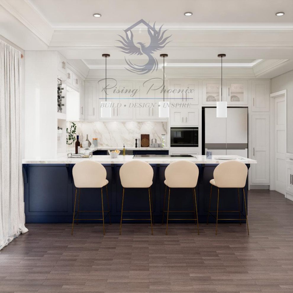 Romo Residence, W Broadway, Custom Home + ADU