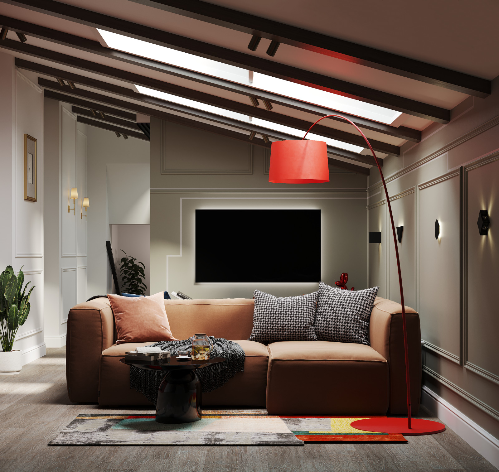 Двухэтажная квартира в центре Петербурга