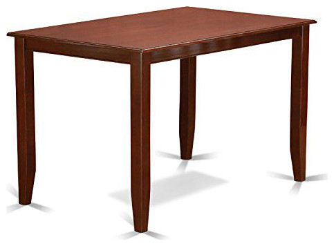 Buckland  Counter  Height  Rectangular  Table  30x48  in  Mahogany  Finish
