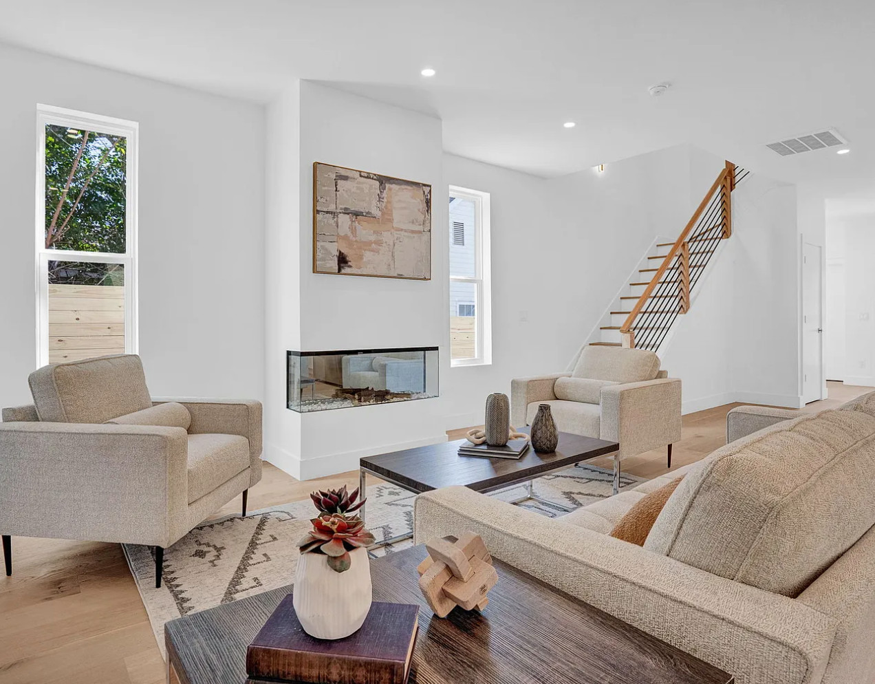 Living room photo in Raleigh