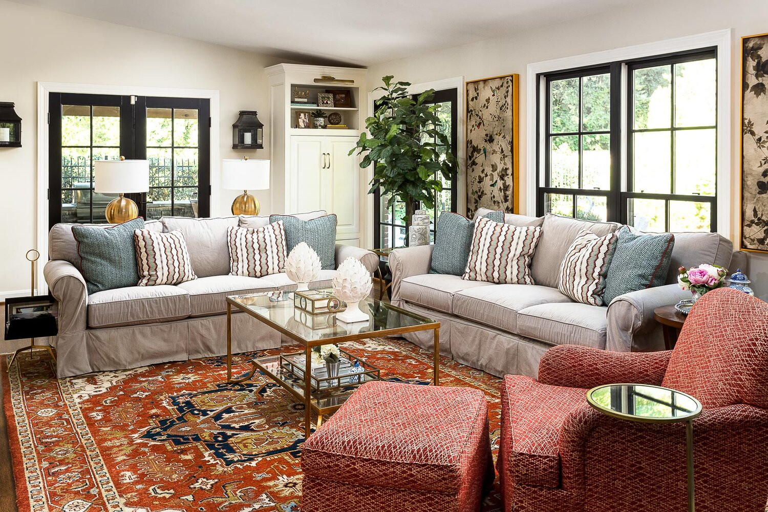 75 Traditional Living Room Ideas You'll Love - January, 2026 | Houzz, image size:1500x1000